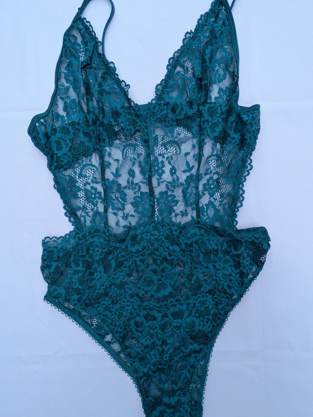 Savage X Fenty Teal Lace Bodysuit